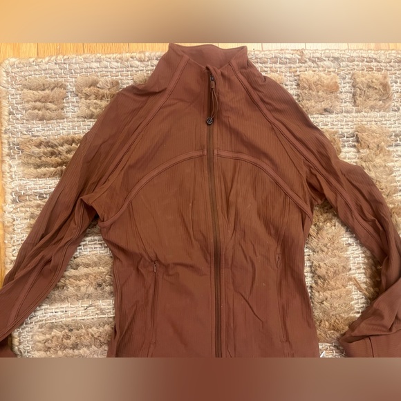 Lululemon Cropped Define Jacket (Rust, 6) - Picture 5 of 7